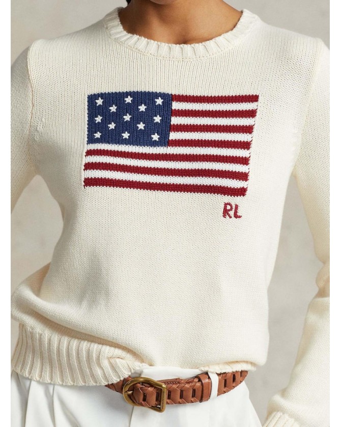 Πουλόβερ Ralph Lauren Εκρού 211896939002