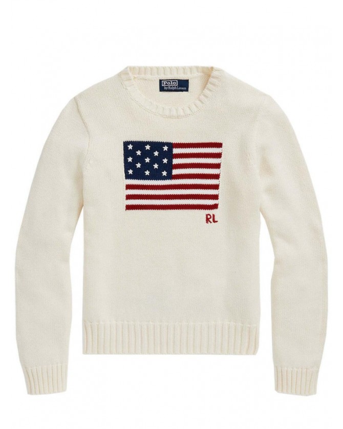 Πουλόβερ Ralph Lauren Εκρού 211896939002