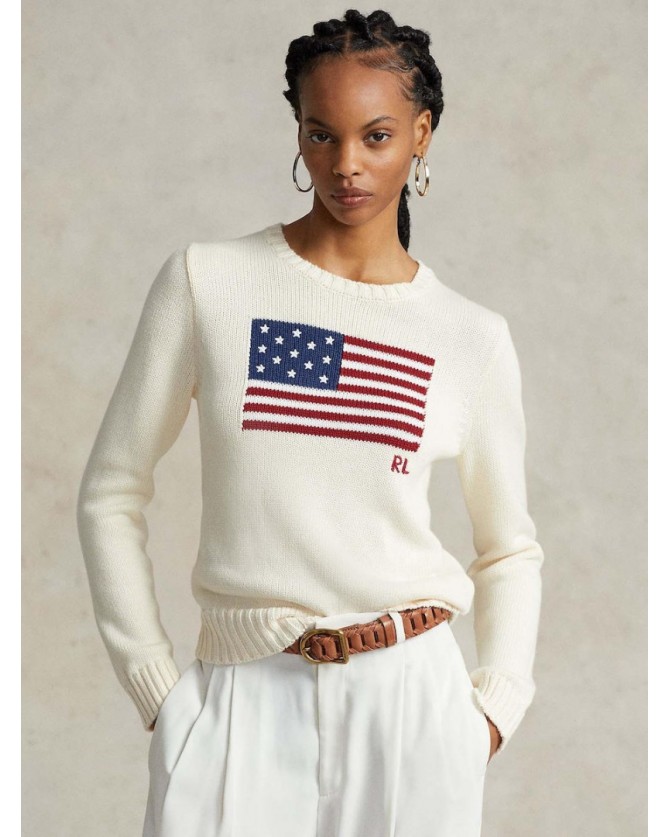 Πουλόβερ Ralph Lauren Εκρού 211896939002