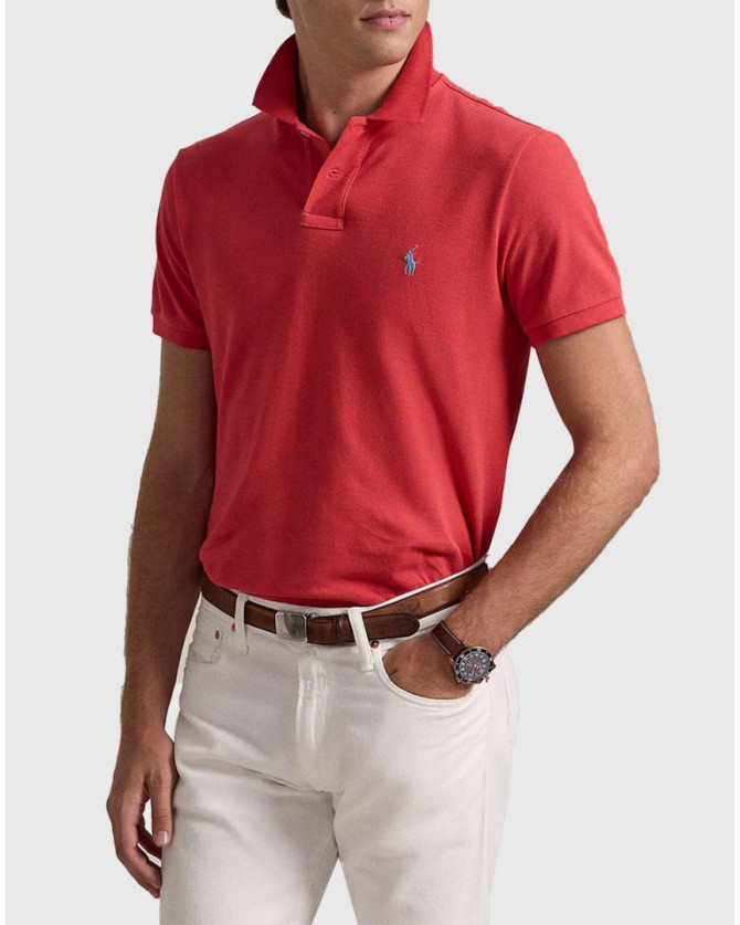 Polo t-shirt Ralph Lauren Κοραλί 710680784-405