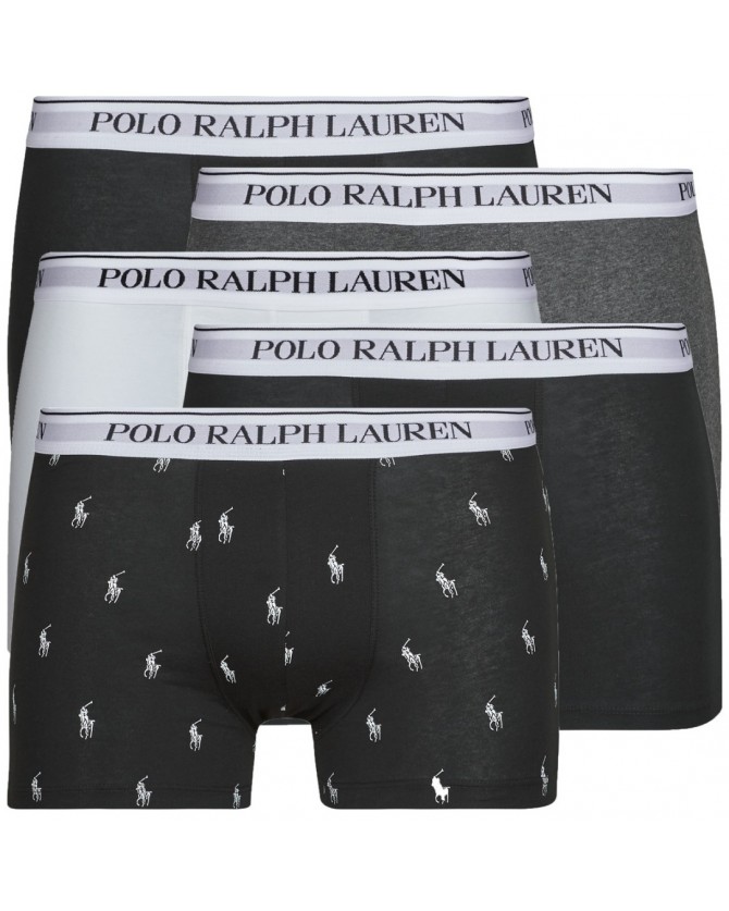 Πεντάδα σετ εσωρούχων Ralph Lauren Γκρι 714864292017