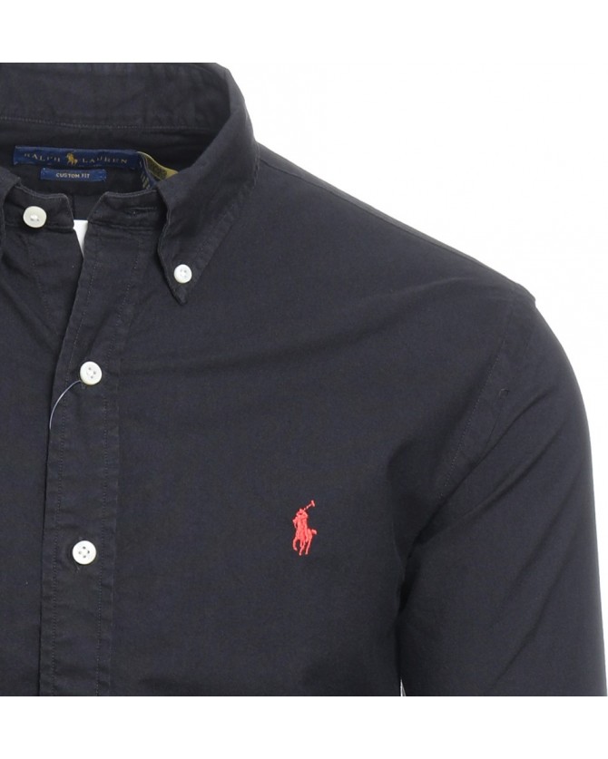 Πουκάμισο Ralph Lauren Μαύρο 710772290001