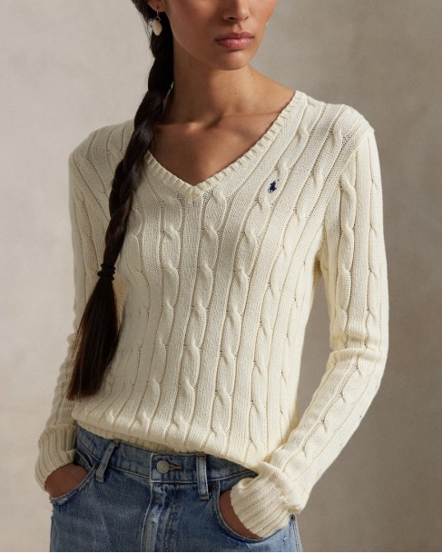 Πουλόβερ Ralph Lauren Εκρού 211971870011