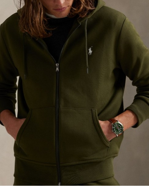 Ζακέτα φούτερ Ralph Lauren Λαδί 710881517099