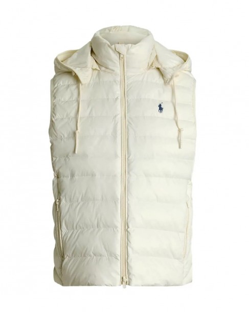 Μπουφάν γιλέκο Ralph Lauren Εκρού 211958935002