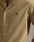 Πουκάμισο κοτλέ Ralph Lauren Μπεζ 710P00518004