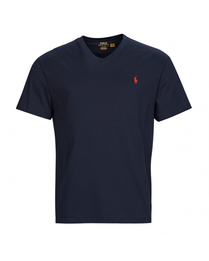 T-shirt Ralph Lauren Σκούρο μπλε v-neck 710708261-004