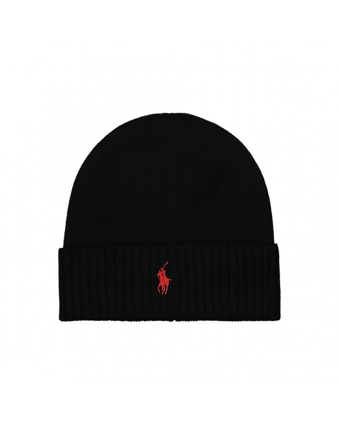 Σκούφος Ralph Lauren Μαύρος 710886137001