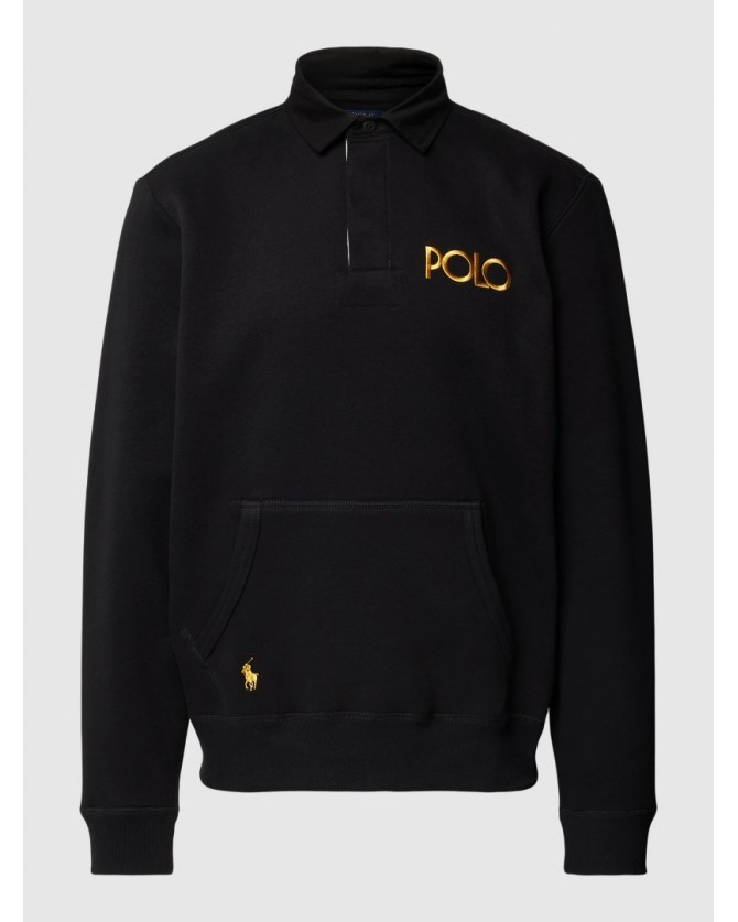 Φούτερ πόλο Ralph Lauren Μαύρο 710920210-001