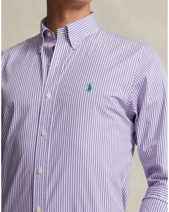Πουκάμισο Ralph Lauren Μωβ ριγέ 710929346-003