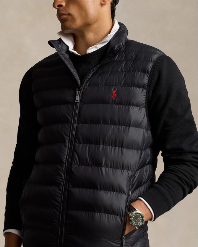 Μπουφάν γιλέκο Ralph Lauren Μαύρο 710949962-002