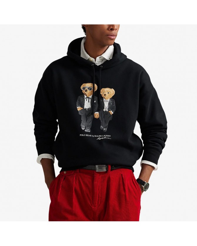 Φούτερ με Fleece επένδυση Ralph Lauren Μαύρο 710981802001