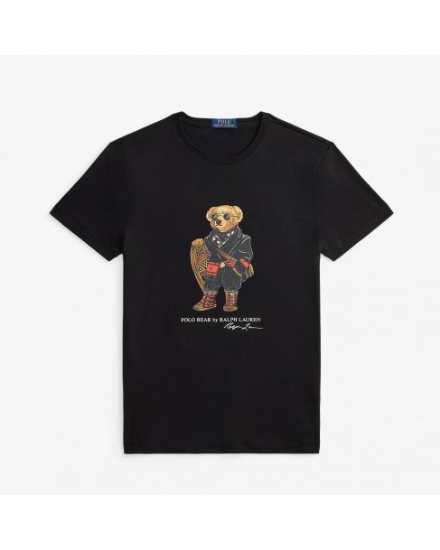 T-shirt Ralph Lauren Μαύρο 710P00094001