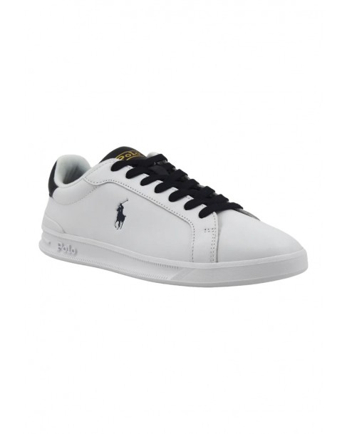 Υπόδημα Sneakers ανδρικό Ralph Lauren δερμάτινο Λευκό 809923929-002