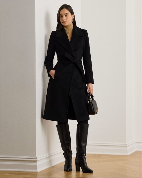 Παλτό Ralph Lauren Μαύρο 297962169001