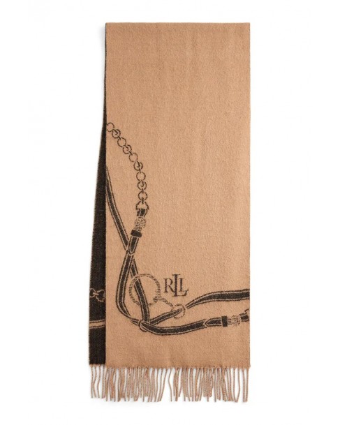 Σετ σκούφος-κασκόλ Ralph Lauren Μπεζ 454P04494001
