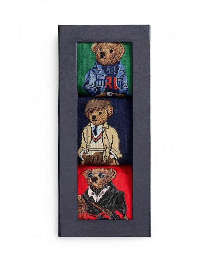 Κάλτσες σετ Ralph Lauren Πολύχρωμες 449P04717001