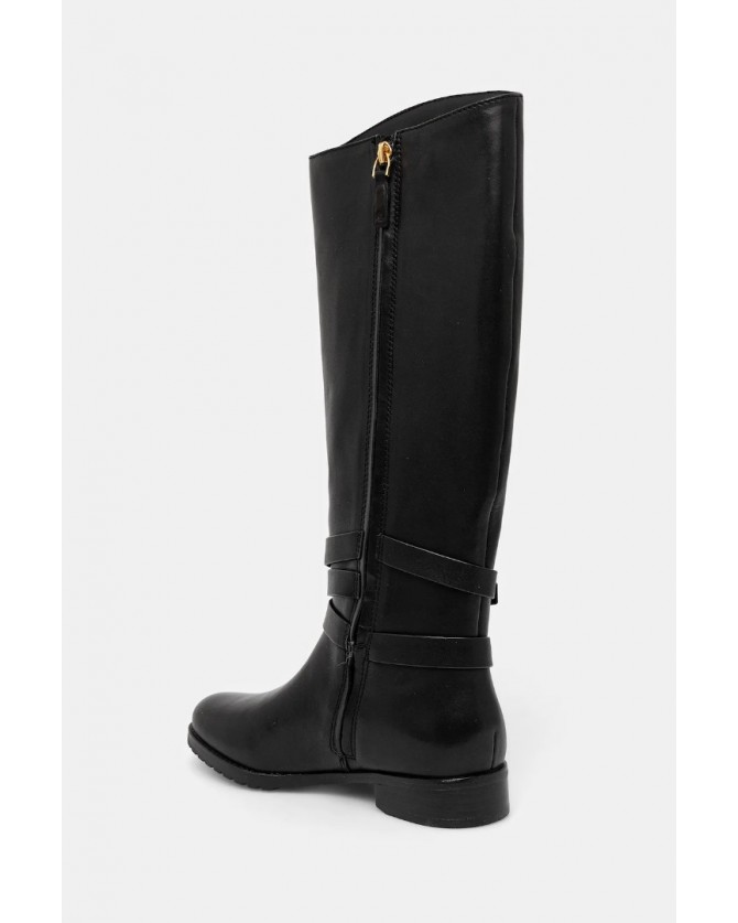 Μπότα Ralph Lauren Μαύρη 802967771001