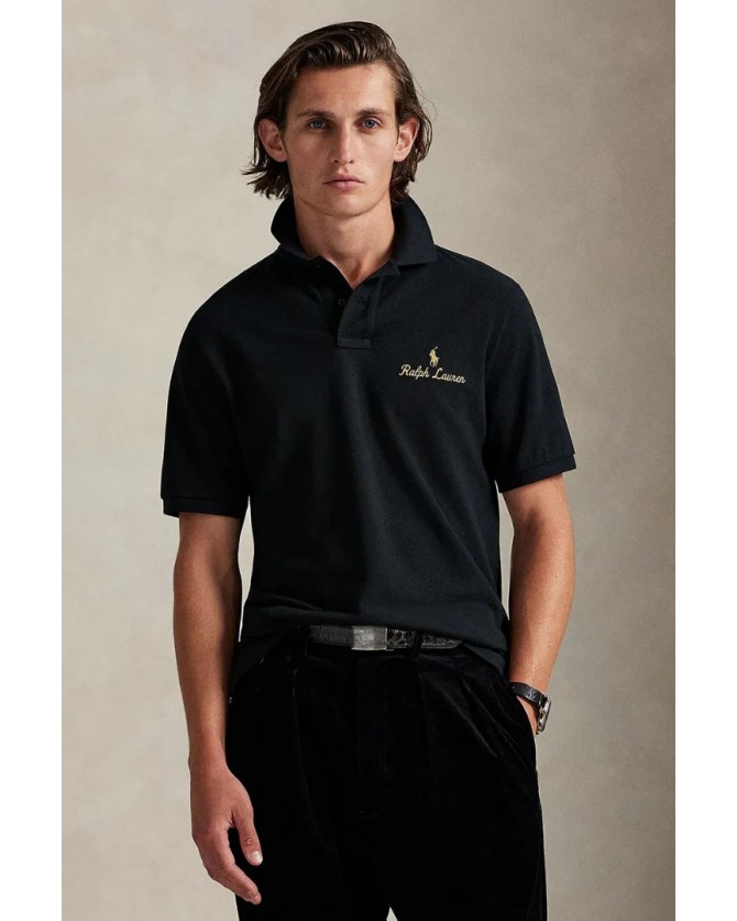 Polo t-shirt Ralph Lauren Μαύρο 710981782001