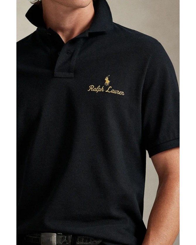 Polo t-shirt Ralph Lauren Μαύρο 710981782001