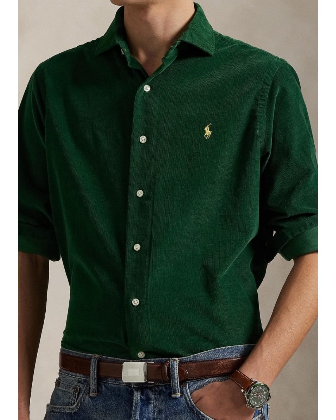 Πουκάμισο κοτλέ Ralph Lauren Πράσινο 710P00518006