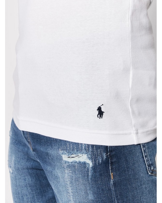 Φανέλες σετ 2 τεμαχίων Ralph Lauren Λευκές 714835886-001