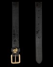 Ζώνη Ralph Lauren Μαύρη 412980807001