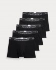 Πεντάδα σετ εσωρούχων Ralph Lauren Μαύρα 714864292-001