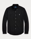 Πουκάμισο σε πικέ ύφασμα Ralph Lauren Μαύρο 710654408 089-black