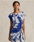 Φόρεμα Ralph Lauren Floral Μπλε 211924248-001