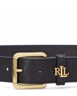 Ζώνη Ralph Lauren Μαύρη 412968765001