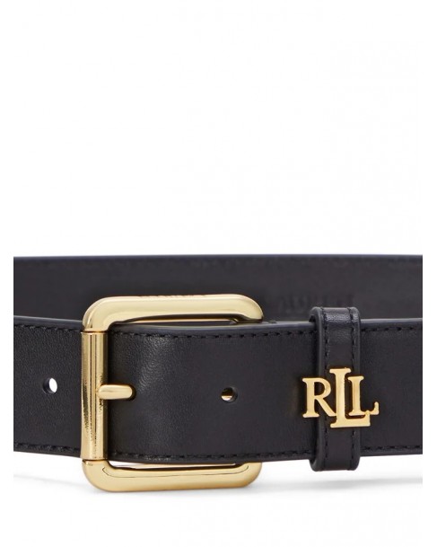 Ζώνη Ralph Lauren Μαύρη 412968765001