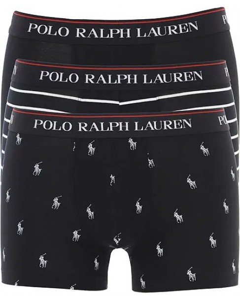 Τριάδα σετ εσωρούχων boxer Ralph lauren Σκούρο μπλε 714830299 009-MULTI