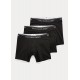 Τριάδα σετ εσωρούχων Boxer Ralph Lauren Μαύρα 714835885 002-BLACK