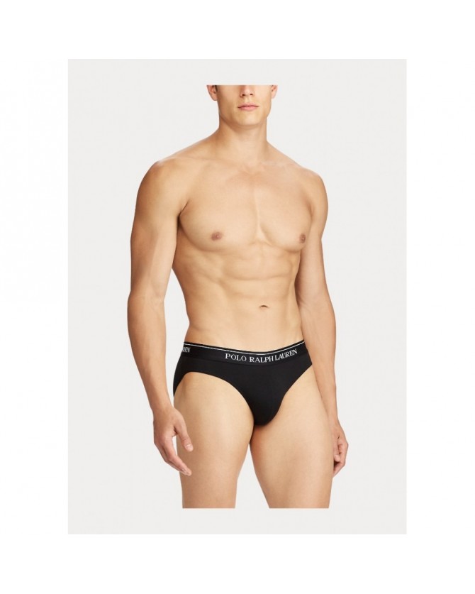 Τριάδα σετ εσωρούχων slip Ralph Lauren Μαύρα 714835884-002