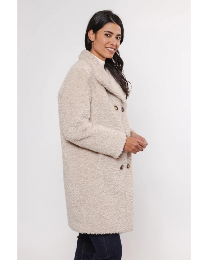 Παλτό Rino&Pelle Εκρού ENA700W-BIRCH