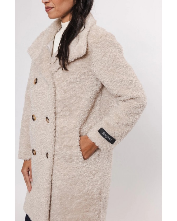 Παλτό Rino&Pelle Εκρού ENA700W-BIRCH