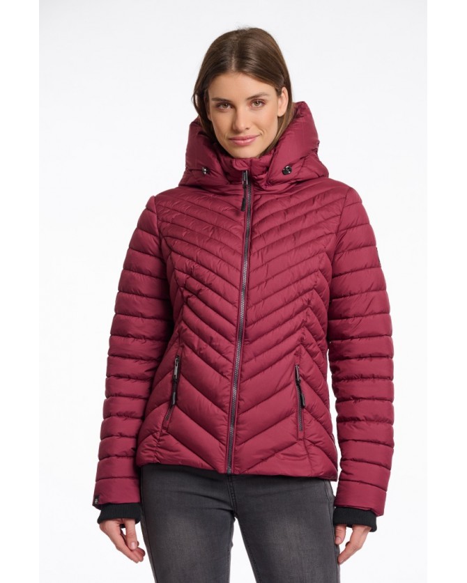 Μπουφάν Rino&Pelle Μπορντό ERIN700W-SUGAR PLUM