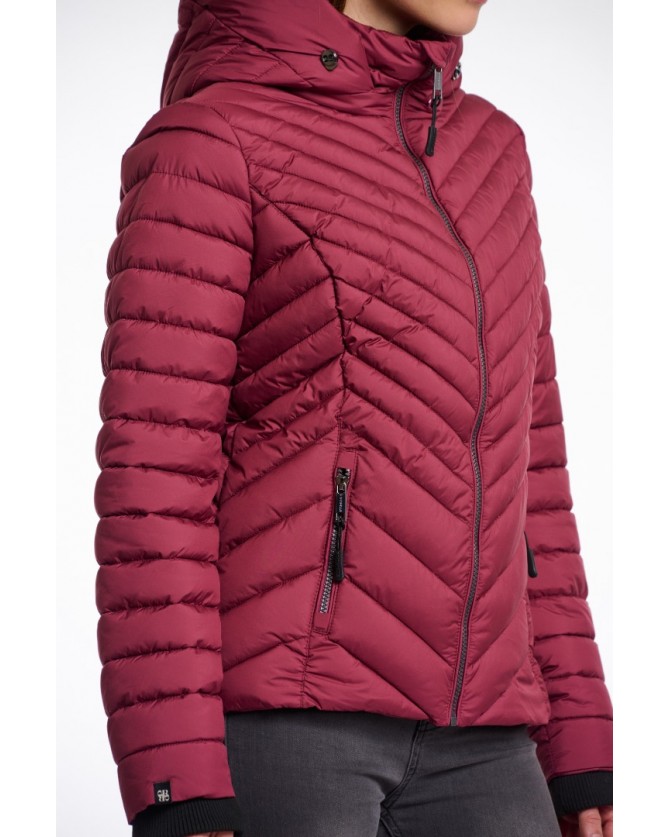 Μπουφάν Rino&Pelle Μπορντό ERIN700W-SUGAR PLUM