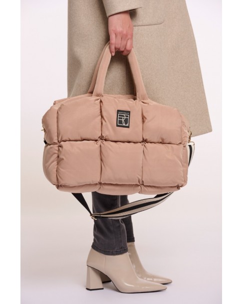 Τσάντα Rino&Pelle Μπεζ FABIENNE700W-LIGHT BEIGE
