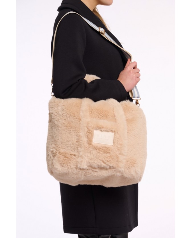Τσάντα Rino&Pelle Εκρού FIEKE700W-LIGHT BEIGE