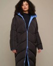Μπουφάν διπλής όψης Rino&Pelle Μαύρο-Σιέλ Jox coat BLACK AND PACIFIC