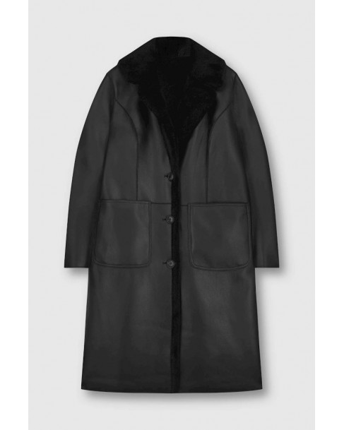 Παλτό διπλής όψης Rino&Pelle Μαύρο JULA700W-BLACK