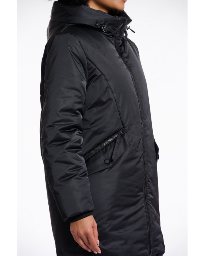 Μπουφάν Rino&Pelle Μαύρο LUNE700W-BLACK