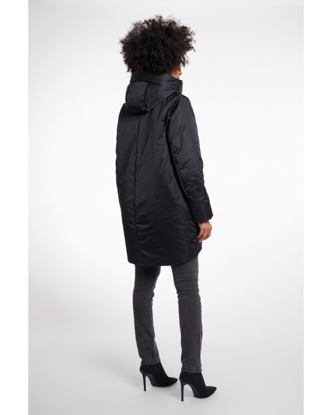 Μπουφάν Rino&Pelle Μαύρο LUNE700W-BLACK