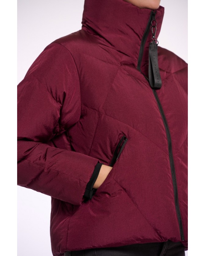 Μπουφάν Rino&Pelle Μπορντό LUX700W-SUGAR PLUM