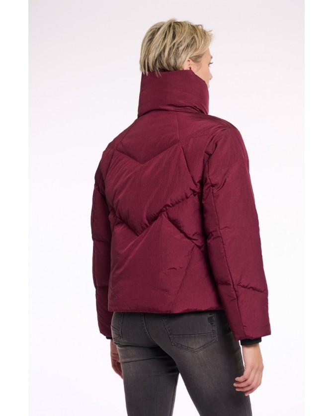Μπουφάν Rino&Pelle Μπορντό LUX700W-SUGAR PLUM