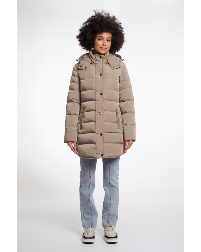 Μπουφάν Rino&Pelle Μπεζ NUSA700W-TOFFEE