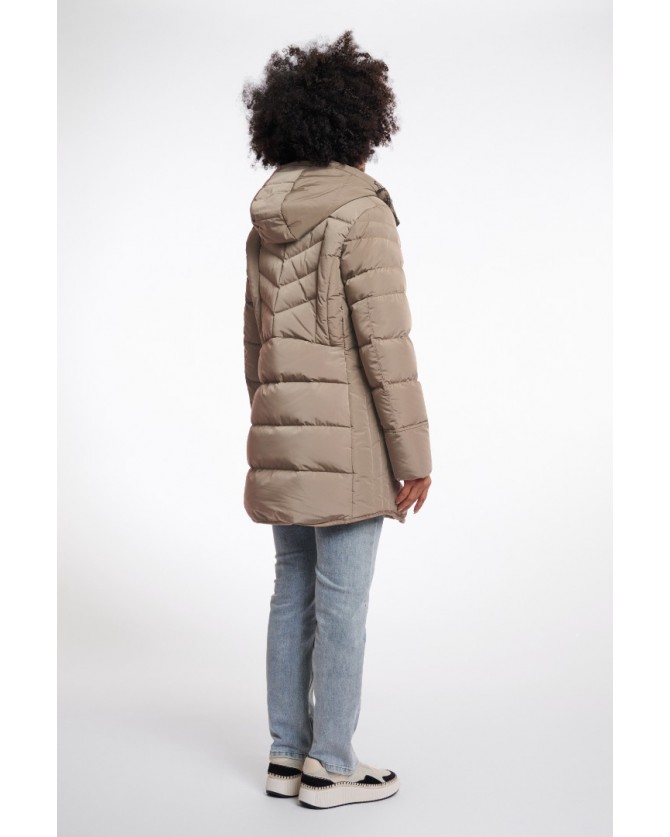 Μπουφάν Rino&Pelle Μπεζ NUSA700W-TOFFEE