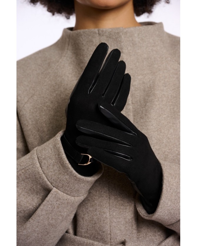 Γάντια Rino&Pelle Μαύρα SIMONA300W-BLACK